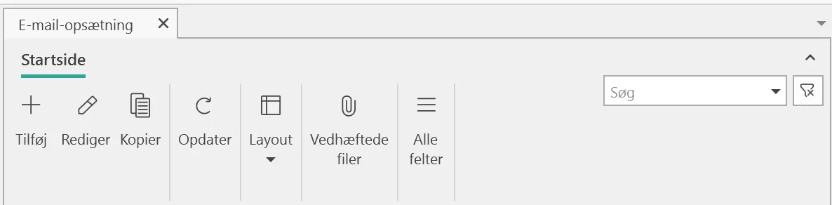 Customer and Vendor E-mail setup - Uniconta