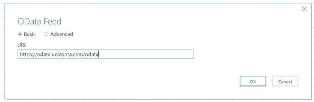 OData - Query - ODBC - Uniconta